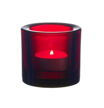 Iittala Candle Holder Kivi Cranberry 60 mm